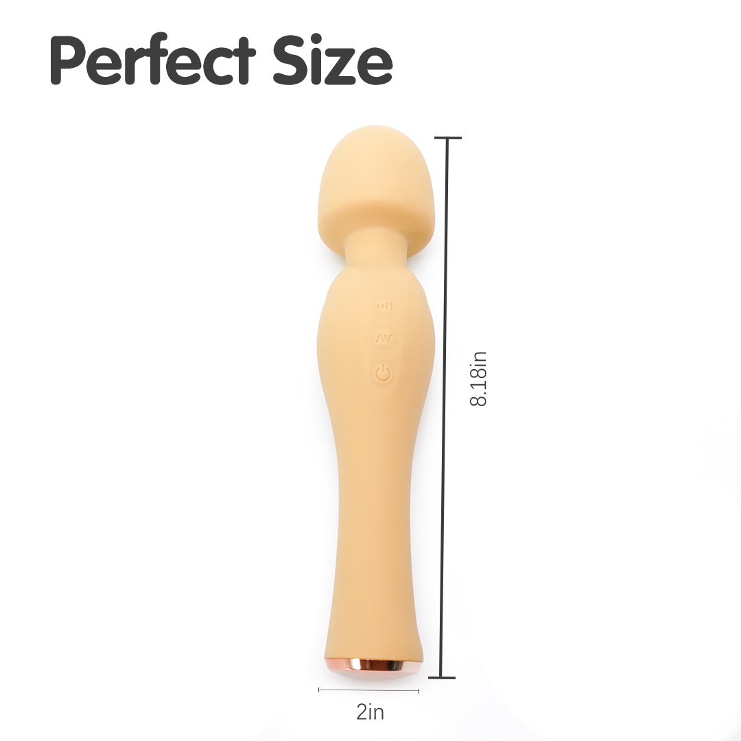 Mustard AV Rechargeable Wand Vibrator
