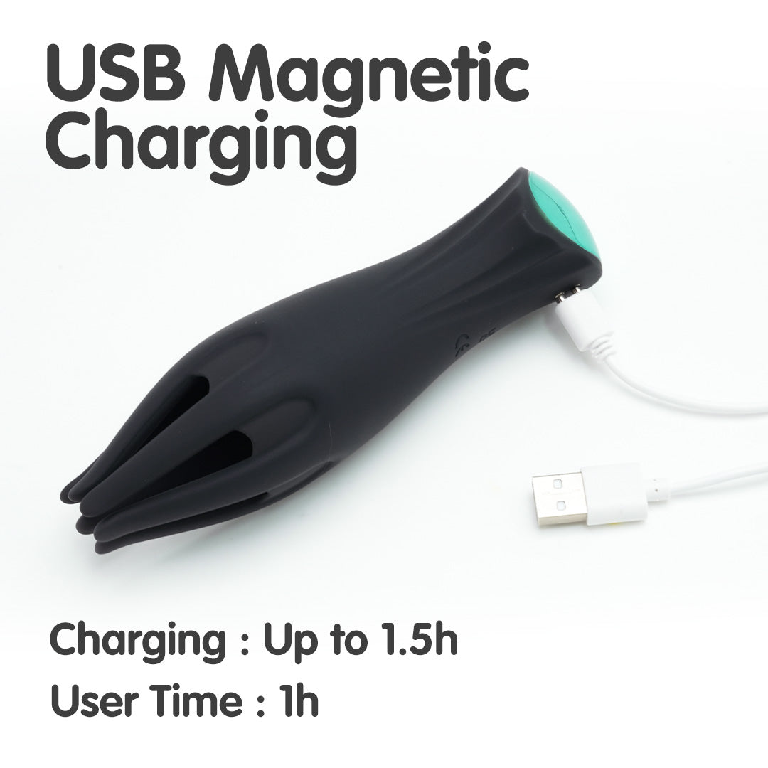 Noctis Sensitivity Training Masturbator: USB magnetic charging, 1.5h charge