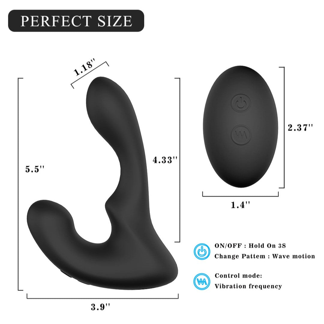LANDYS-RCT Remote Control Rotating Prostate Massager