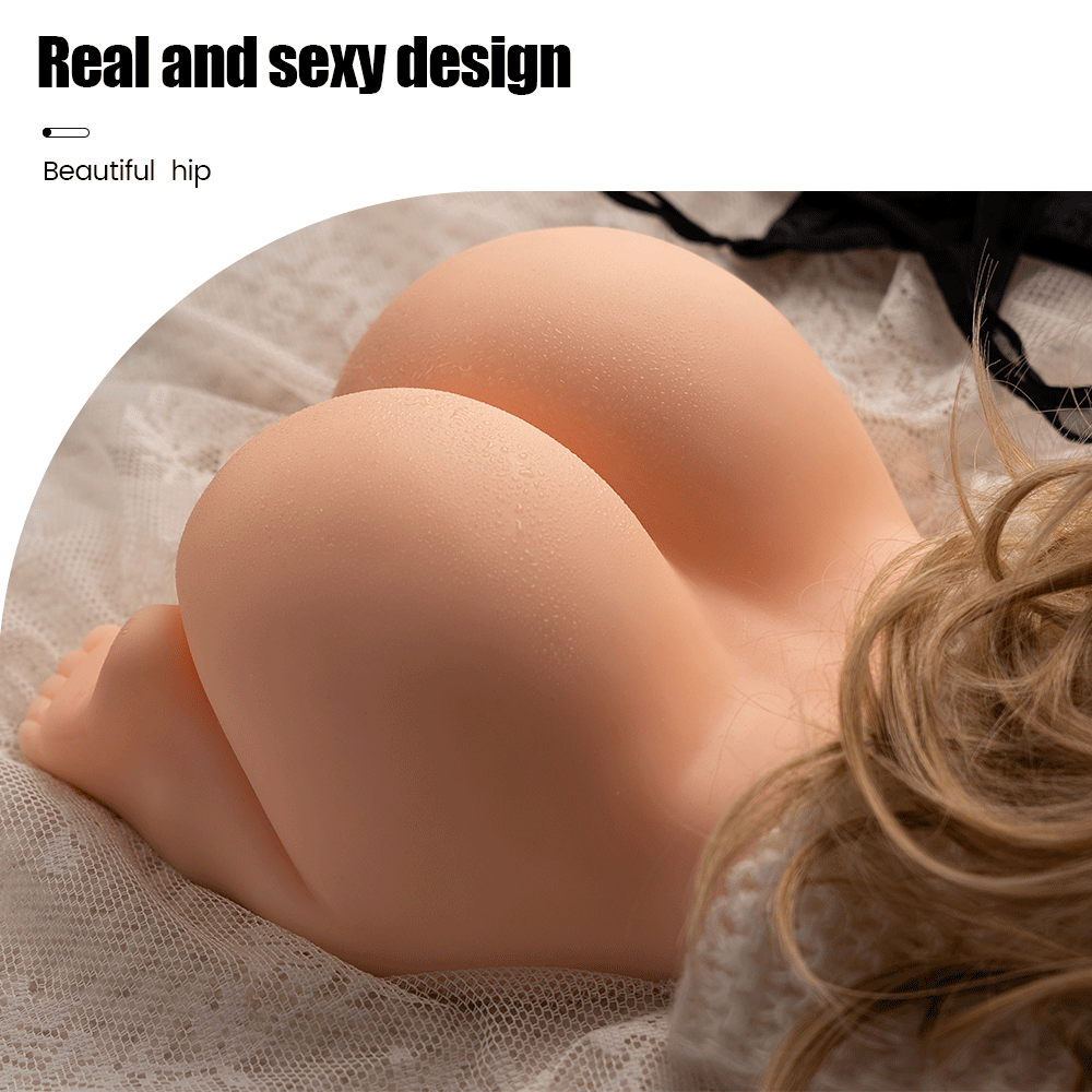 Masturbator doll with realistic skin and sexy design