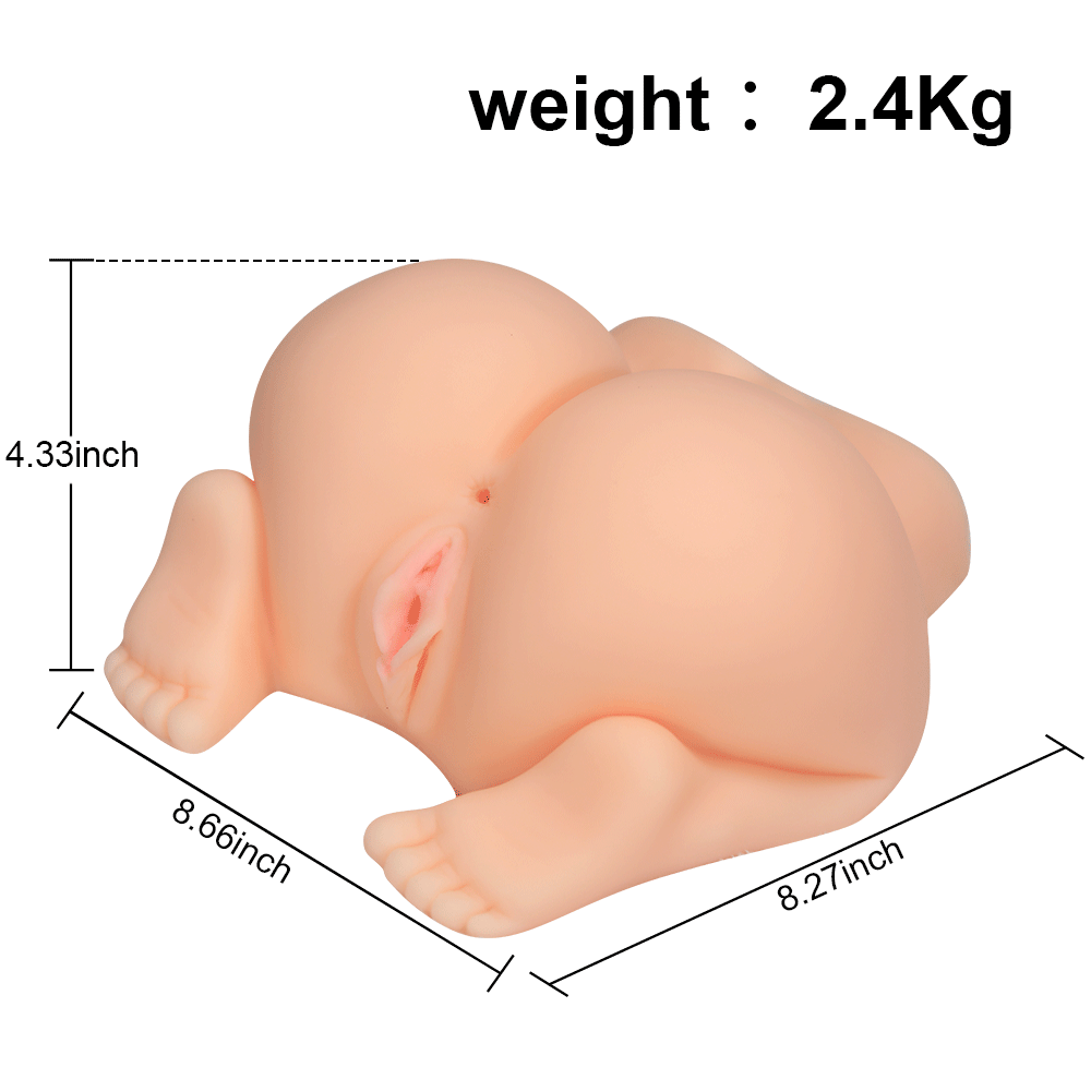 Realistic masturbator doll with dimensions and weight