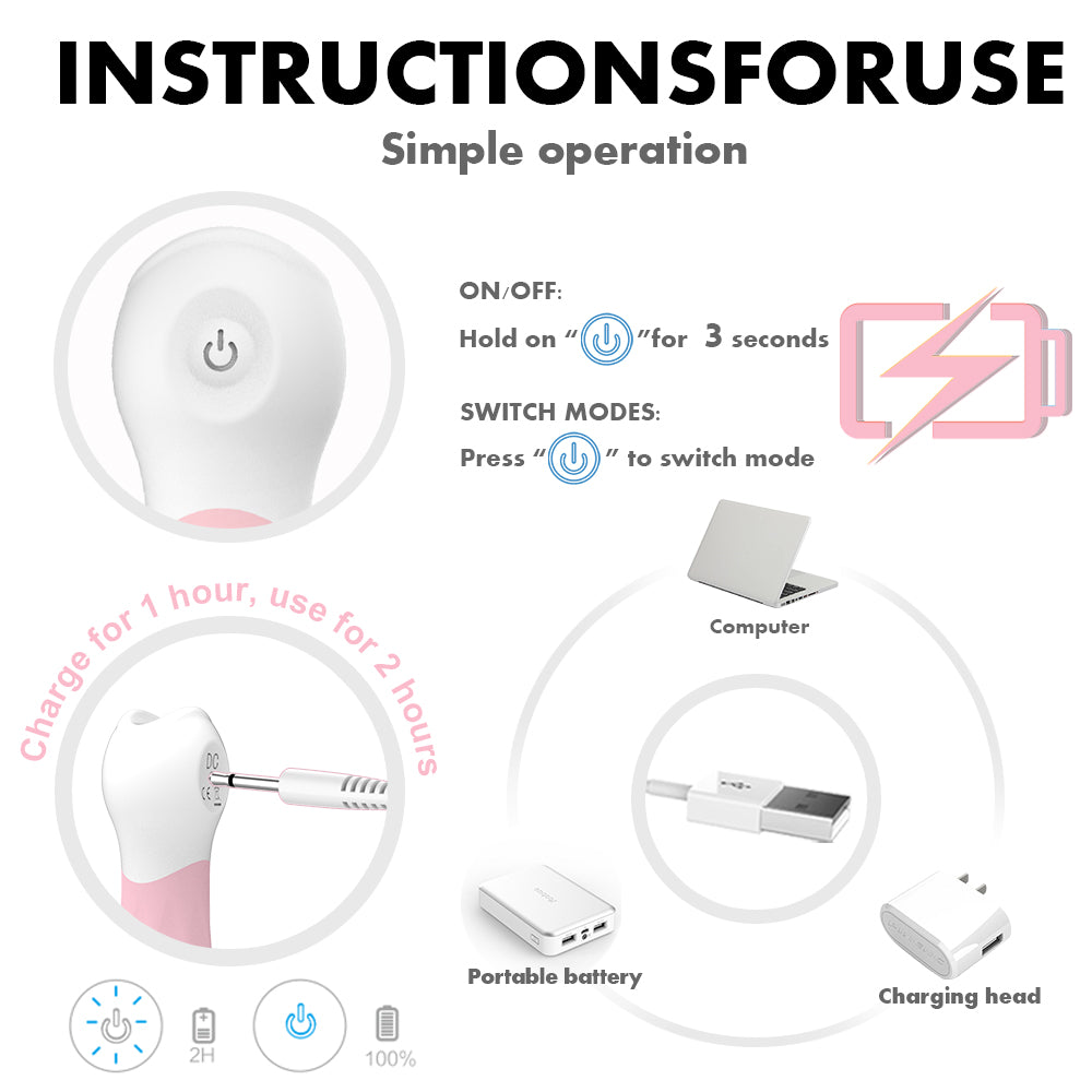 Mini 3 G-Spot Vibrator Instructions