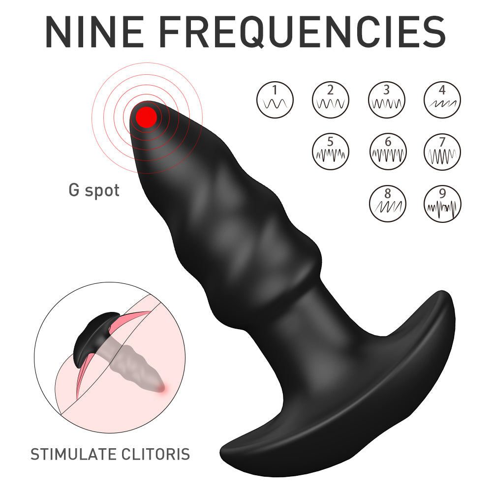 Love Earrow Silicone Electric Butt Plug Vibrator