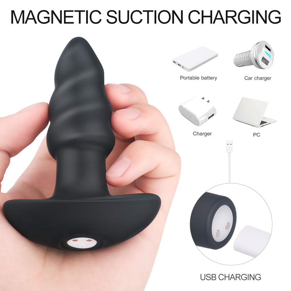 Love Earrow Silicone Rechargeable Vibrating Butt Plug