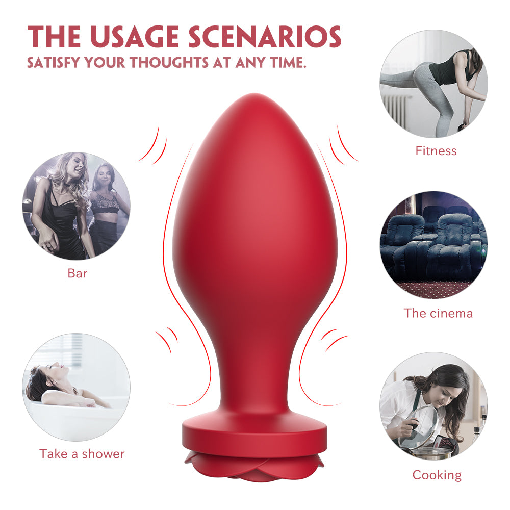 Rosa Butt Plug Set - Usage Scenarios, satisfy your thoughts at any time.