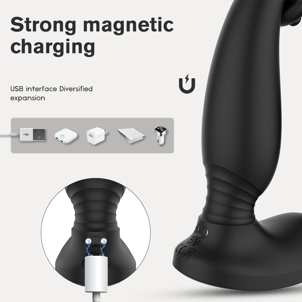 Raptor Cock Ring Lock Penis Vibrator