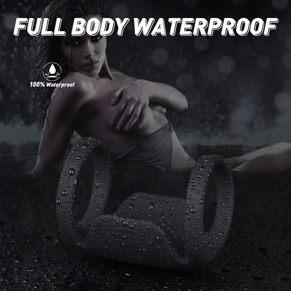 Waterproof cock ring vibrator. Enhance erections and pleasure.