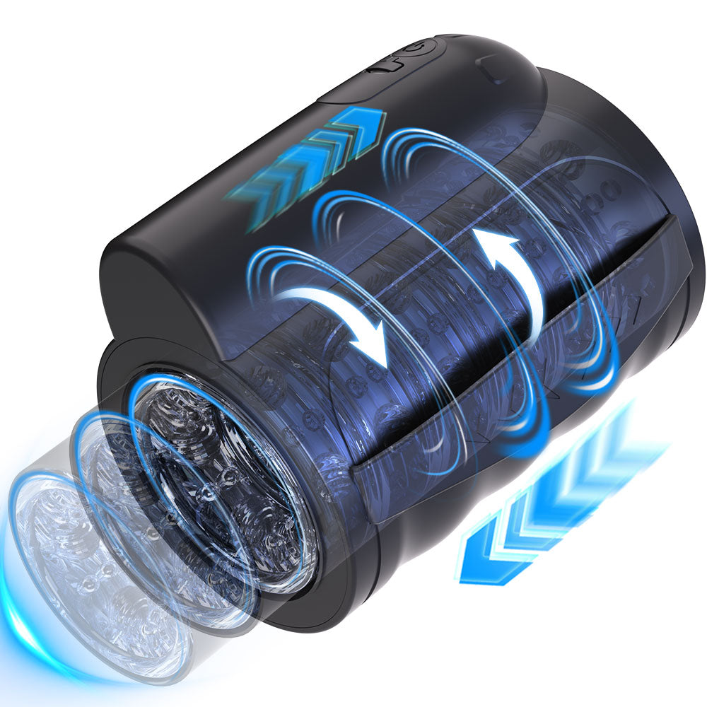 Deep Sub Automatic Rotating Male Masturbator