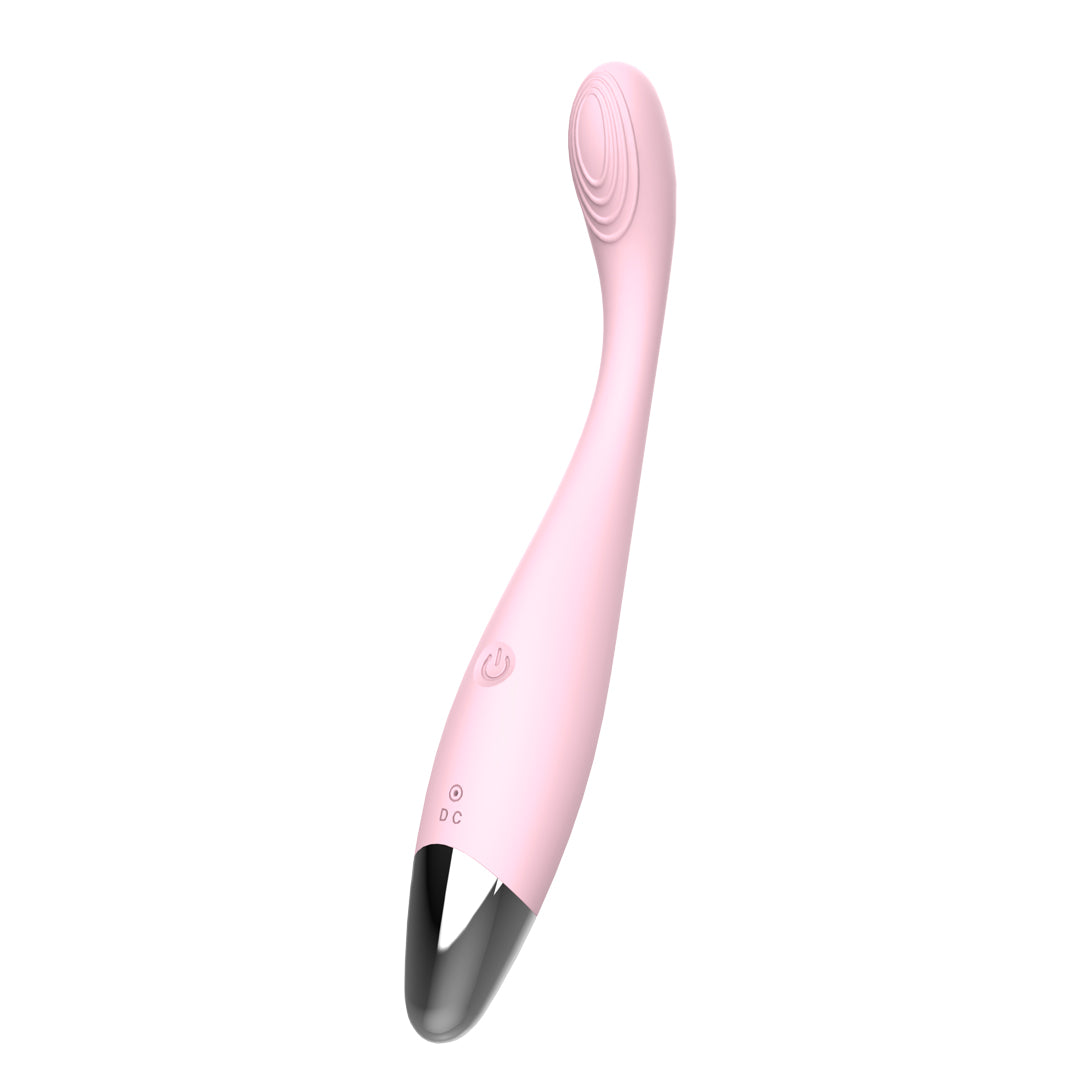 Pink G-spot vibrator for intimate pleasure