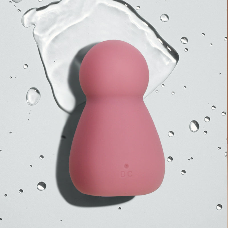 Pink Powder Puff Love Egg vibrator for sensual satisfaction