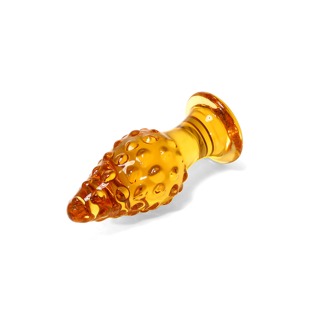 Pinecone Glass Butt Plug 4 Inch