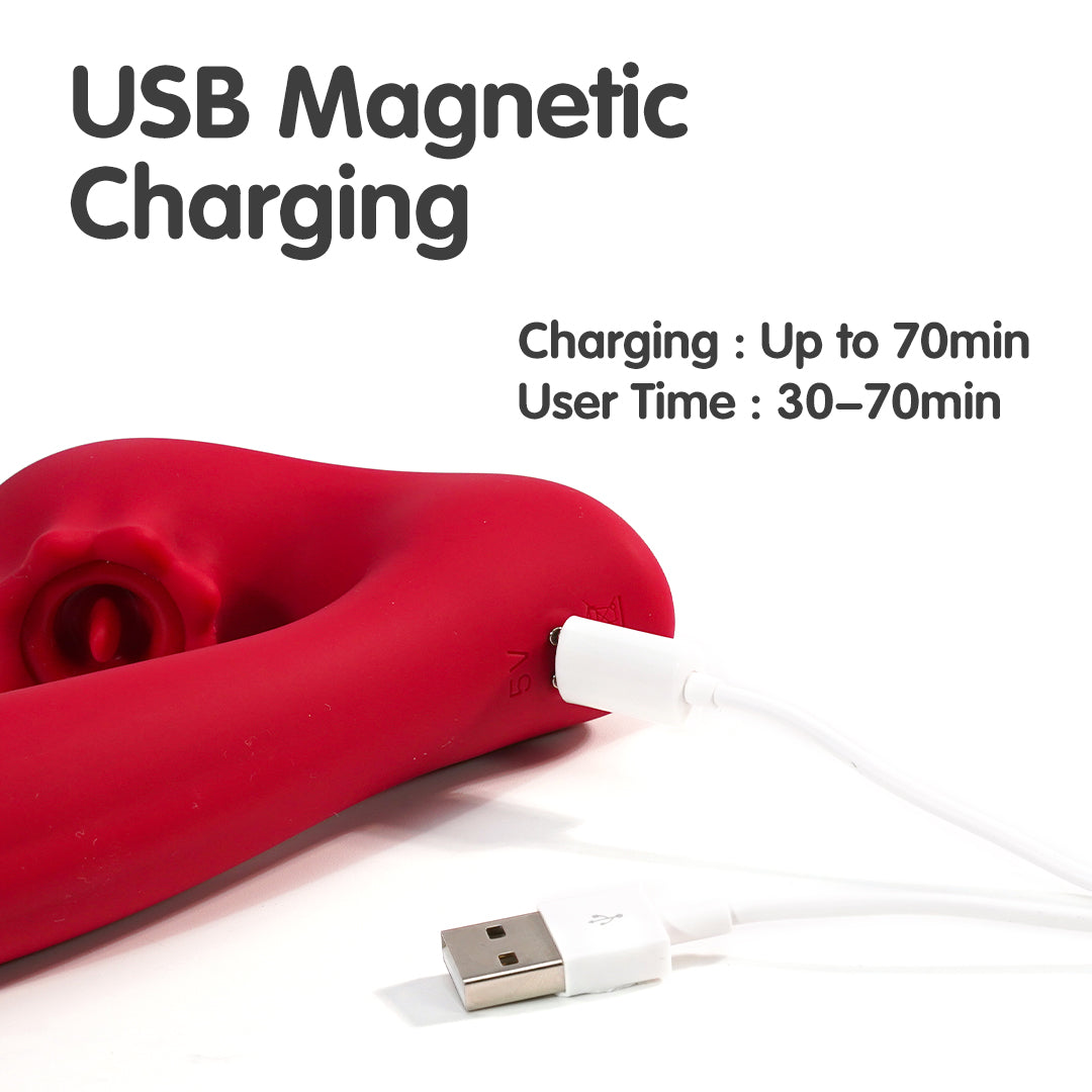Forest Rain clitoral vibrator USB magnetic charging