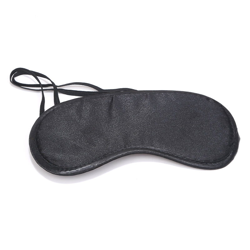 Bad Peach Black Satin Blindfold