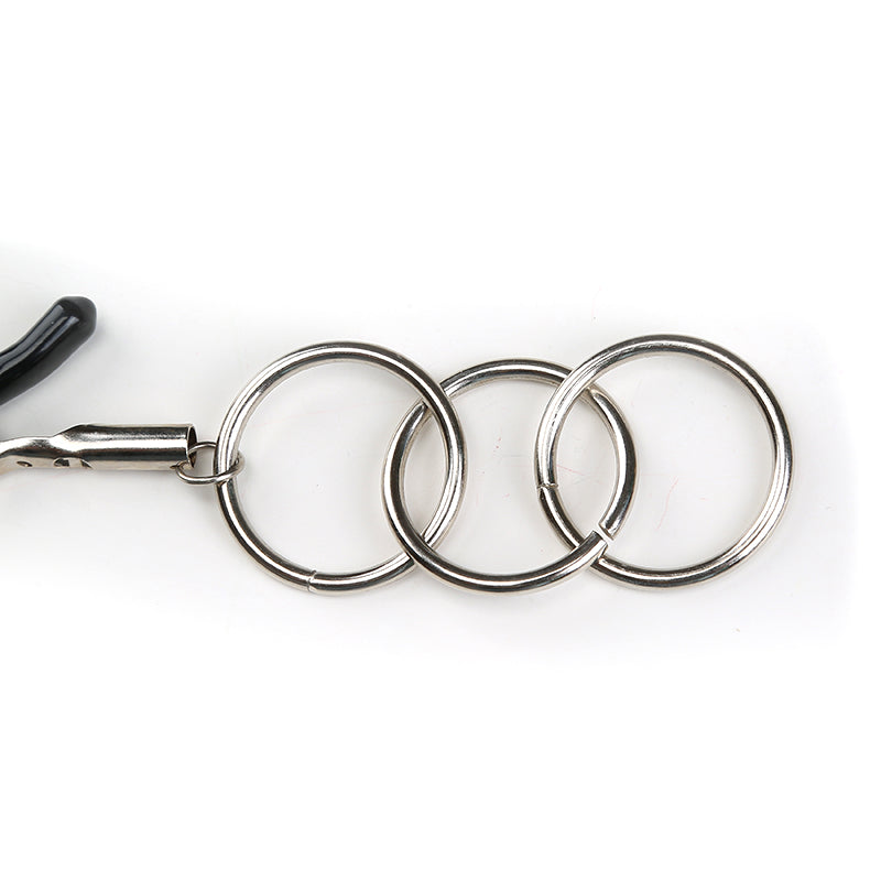 Silver nipple rings - Bad Peach