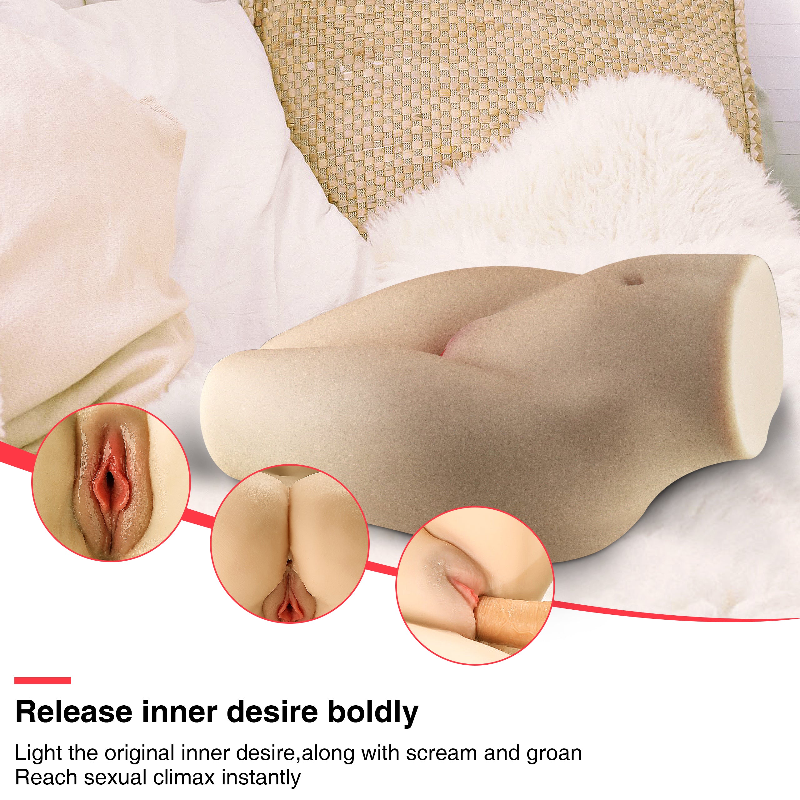 Anabel Doll - Realistic Vagina & Ass Masturbator for Sexual Pleasure