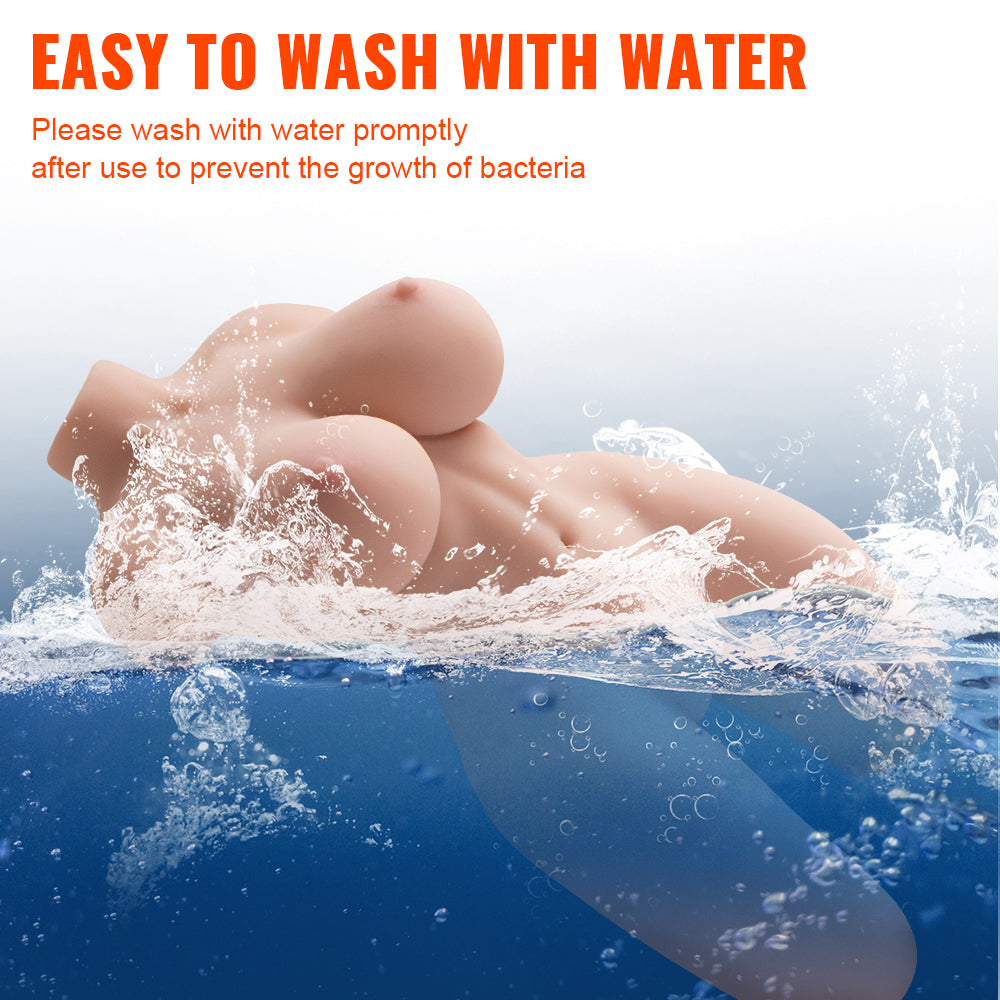 Rosman Doll, easy to wash masturbator with water