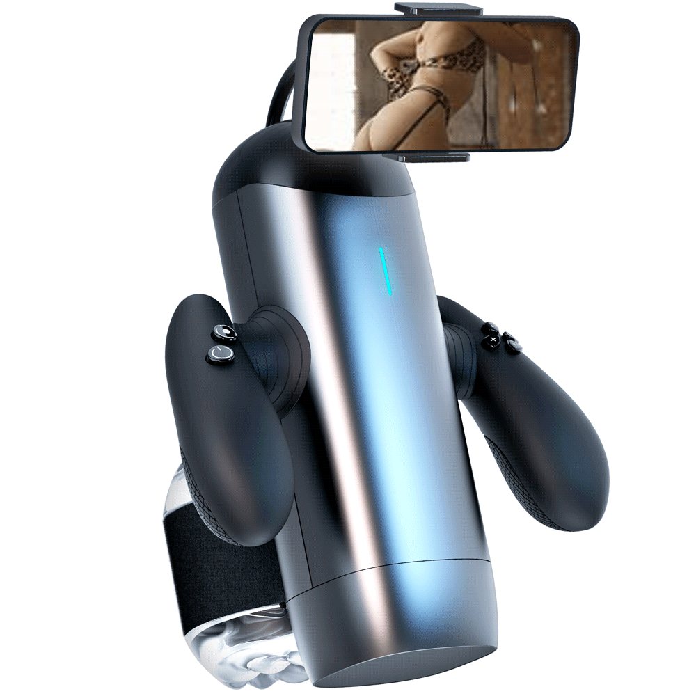Handy Stroker male masturbator with built in screen