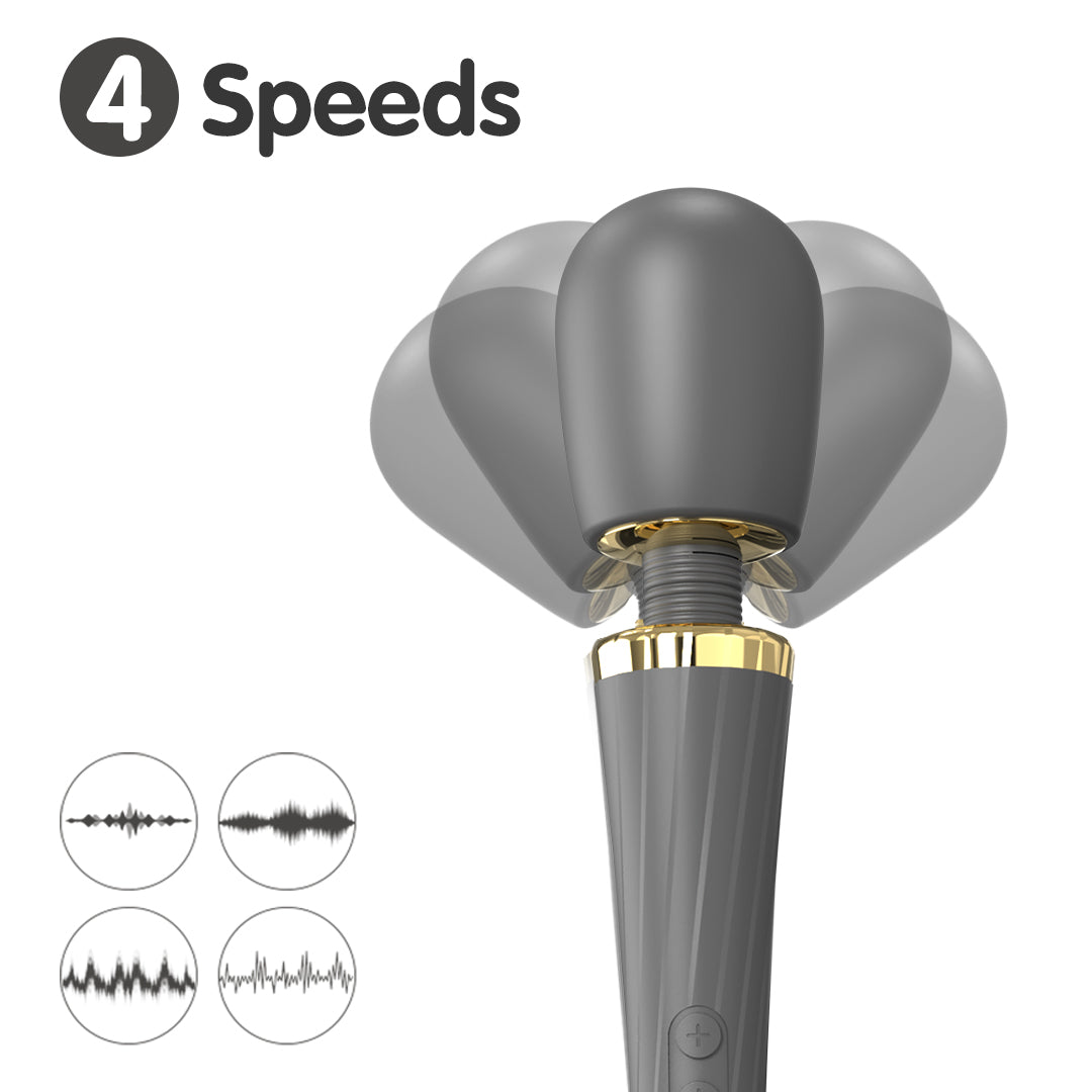 Staff Extra Powerful Massage Wand Vibrator - 4 Speeds