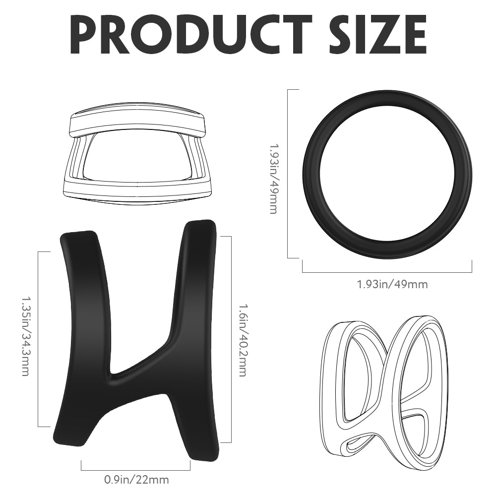 Heman Stamina Enhance Cock Ring size guide