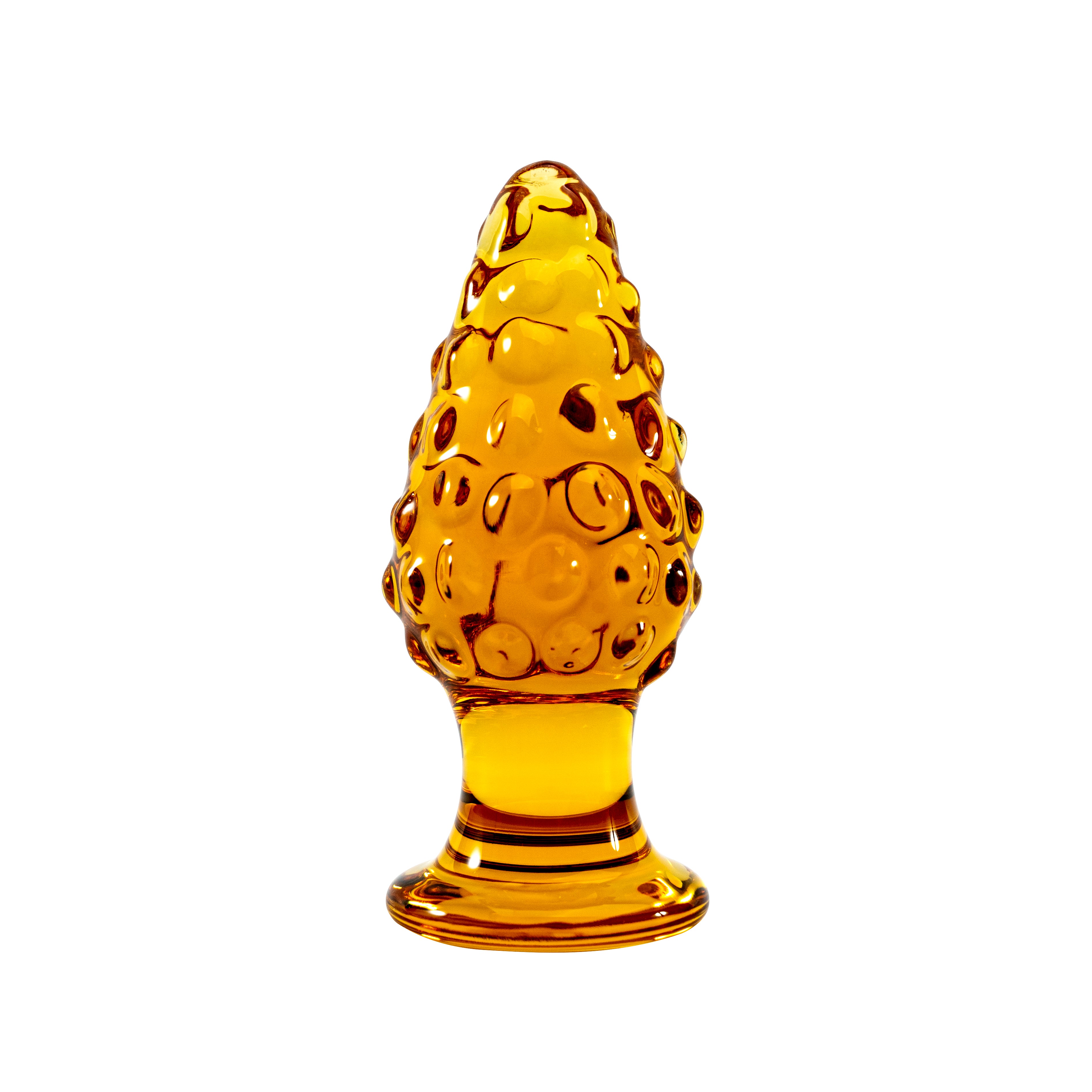 Pinecone Glass Butt Plug 4 Inch