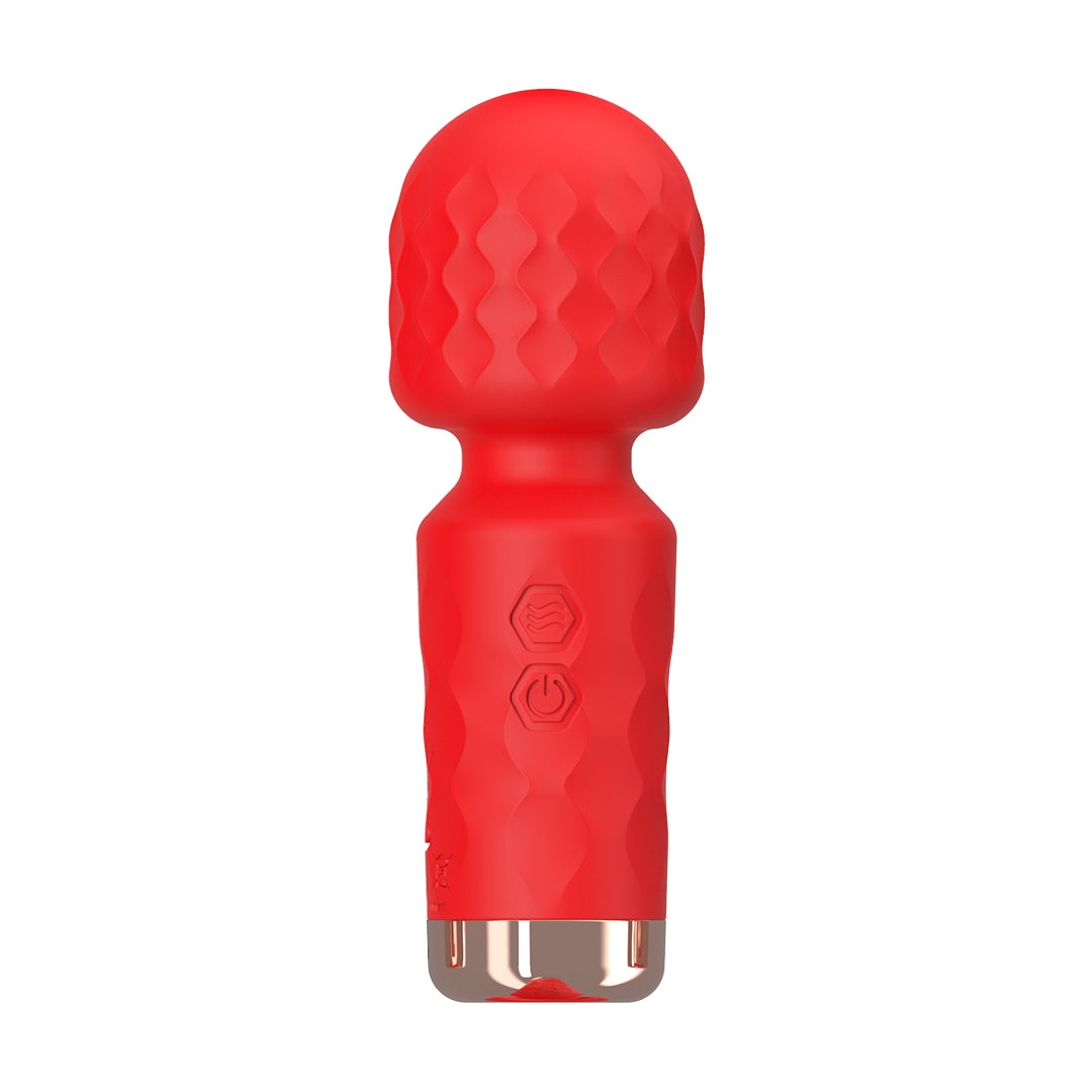 Vibrador de varita de masaje recargable Pink Whisper Mini