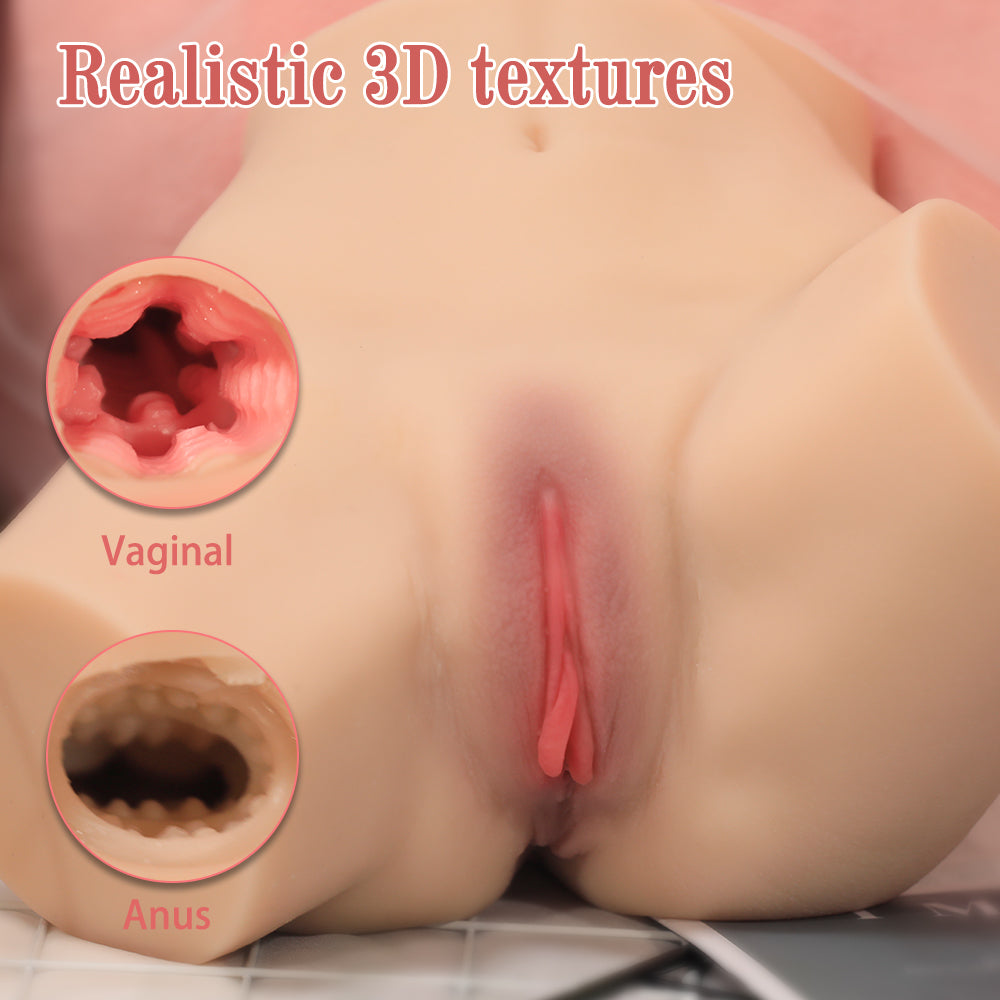 Eva Doll Realistic Vagina and Ass Masturbator, 3D textures