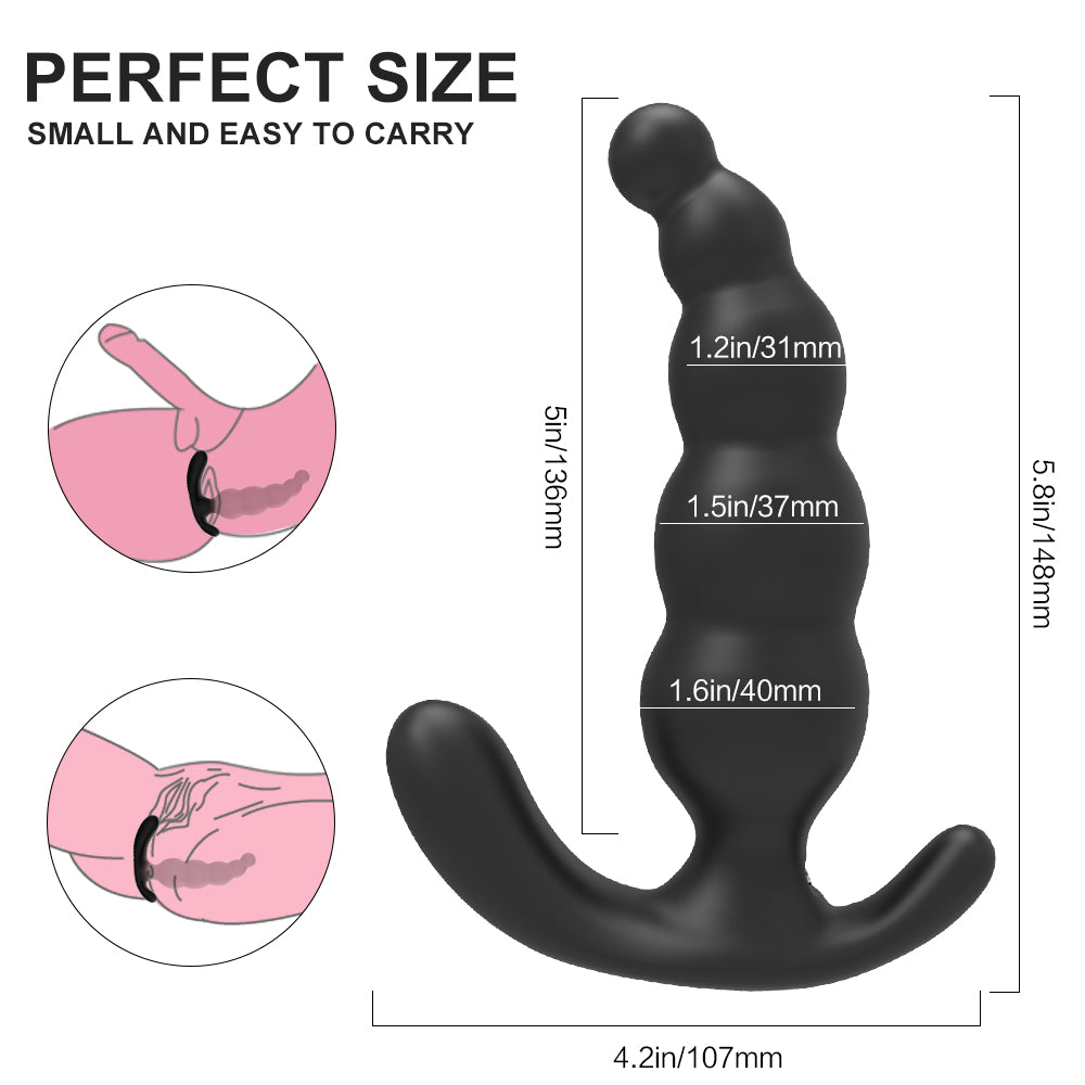 Dipper Rechargeable Vibrating Anal Beads
