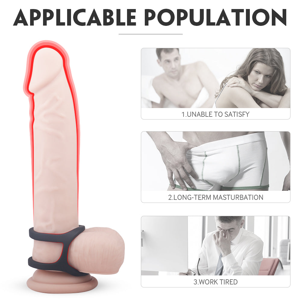 Heman Stamina Enhance Silicone Cock Ring - Applicable Population