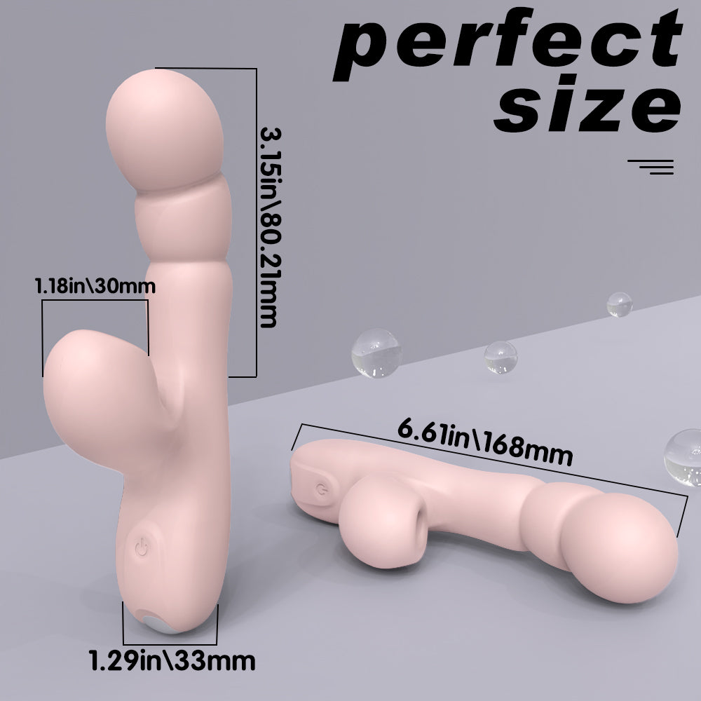 Frozen Pro G-Spot and Clitoral Suction Rabbit Vibrator
