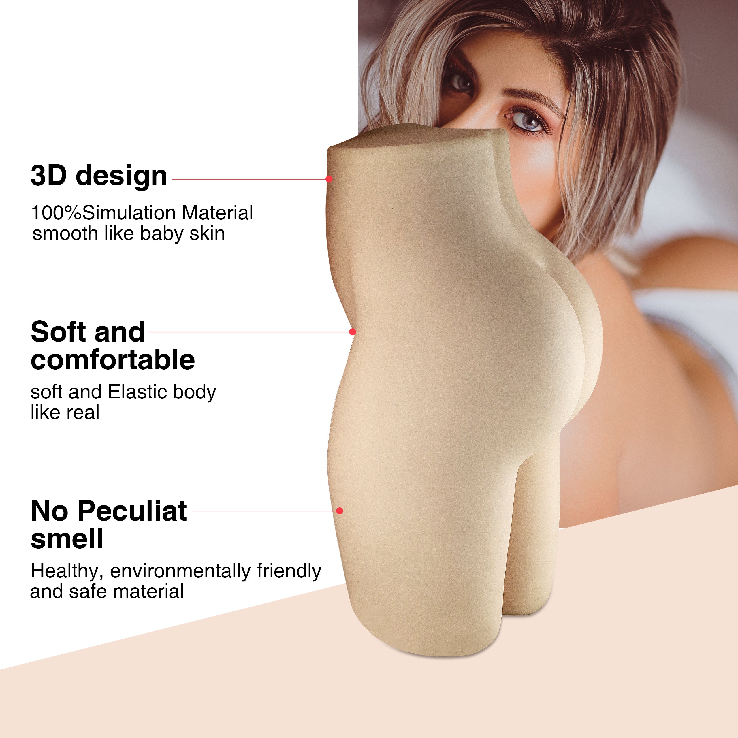 Anabel Doll masturbator: 3D design, soft material, and no peculiar smell