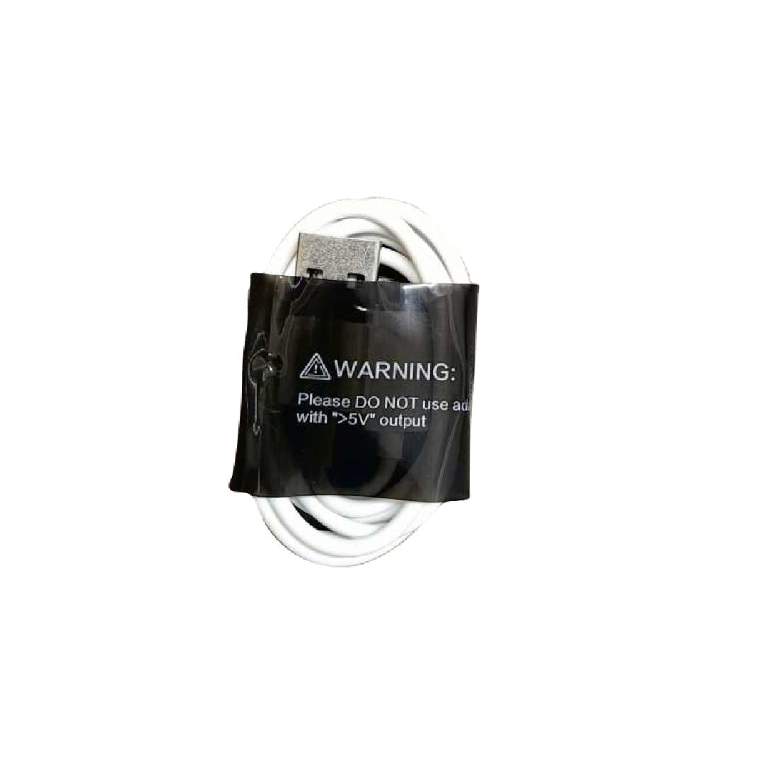 USB Magnetic Charging Cable with warning label