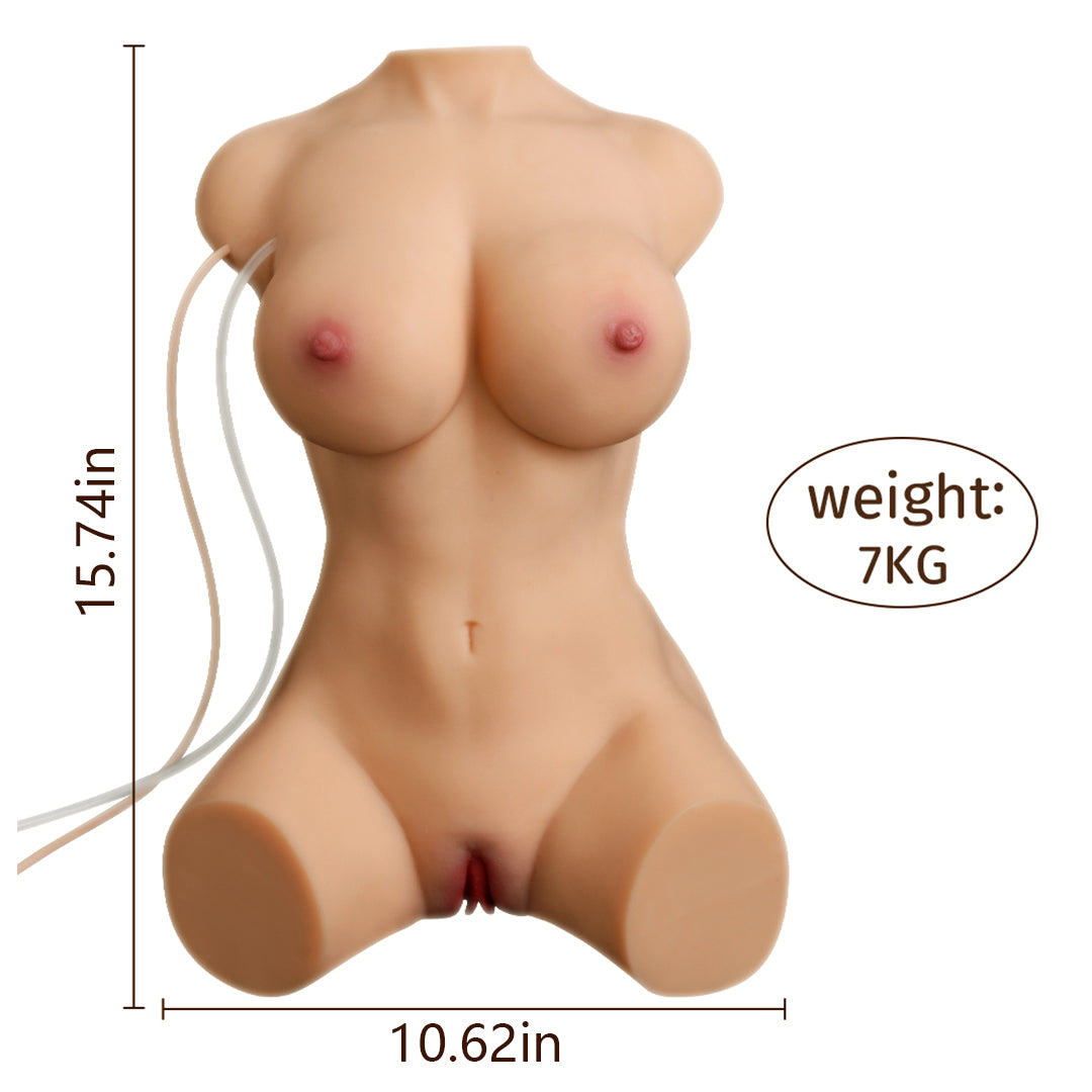 Merida Doll Realistic Vagina, Ass and Tits Suction & Vibrating Masturbator 15.43lbs