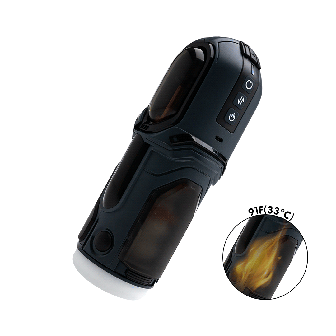 Enchantress Telescopic Vibrating Heated Male Masturbator