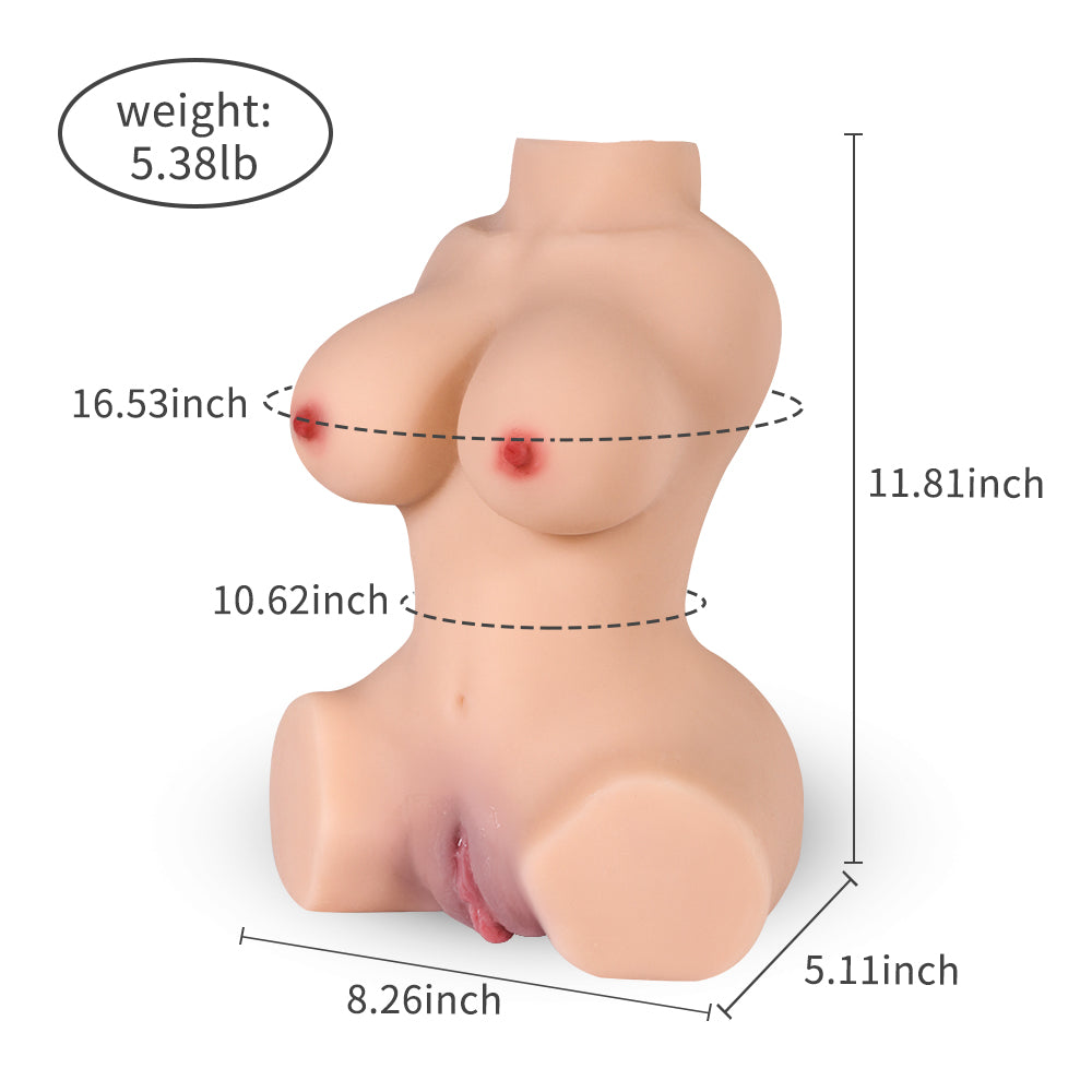 Little Beauty Doll masturbator product dimensions
