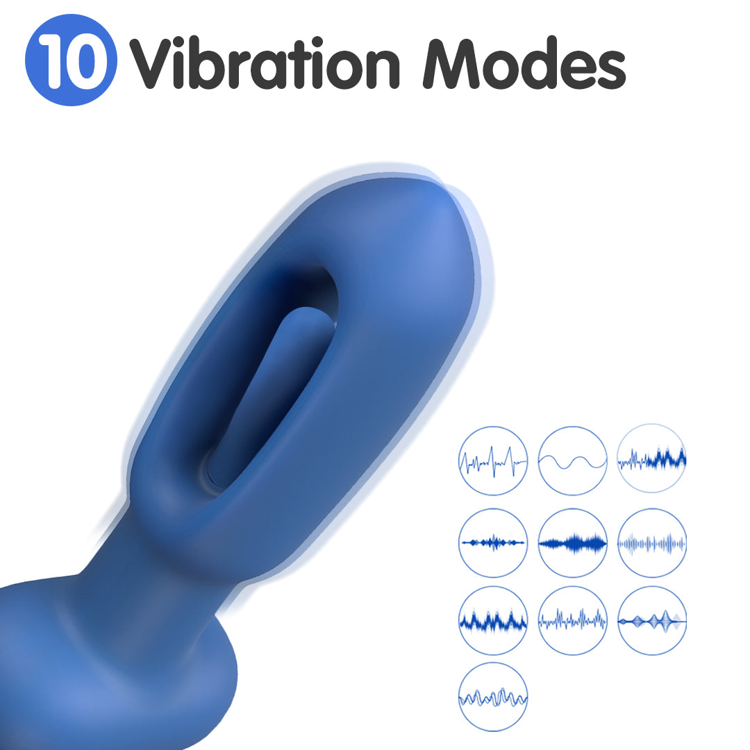 Luno Flapping Butt Plug Vibrator