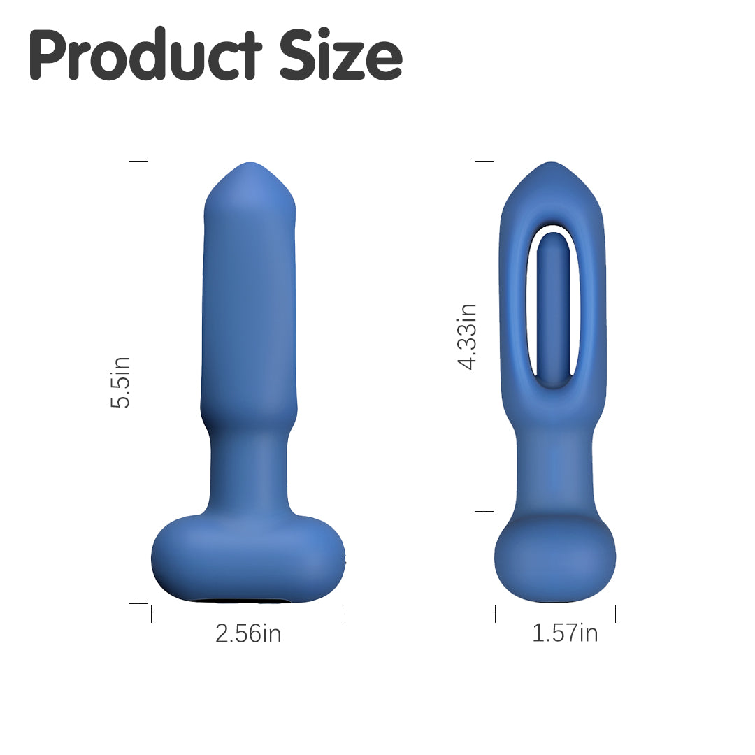 Luno Flapping Vibrating Butt Plug