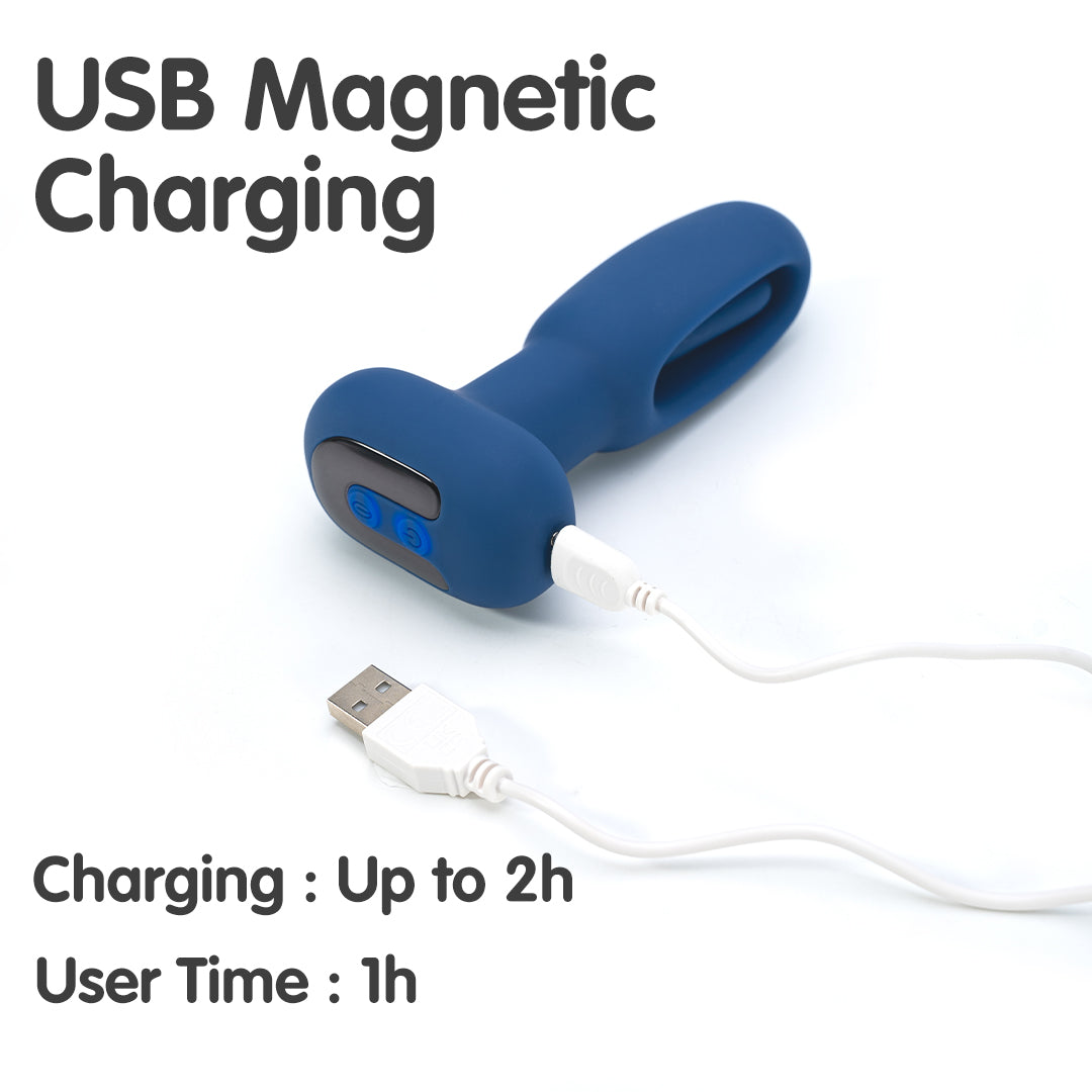 Luno Flapping Vibrating Butt Plug