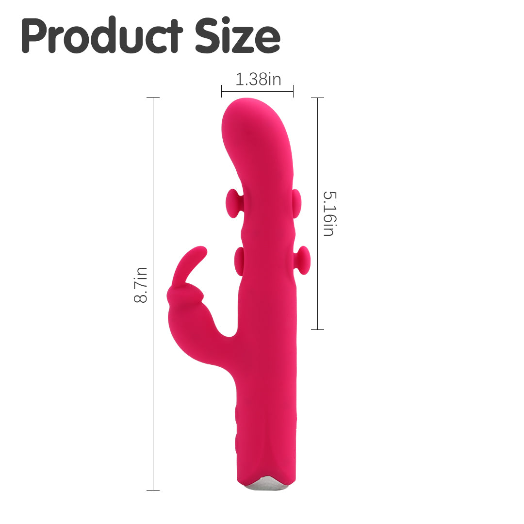Cherry Dynamic Thrusting Rabbit Vibrators