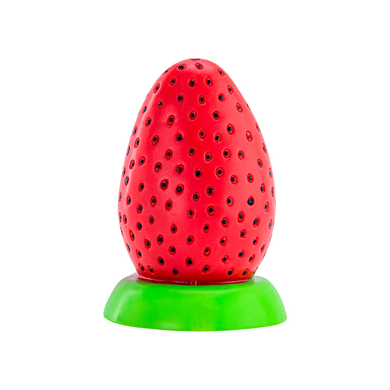 Strawberry-shaped dildo