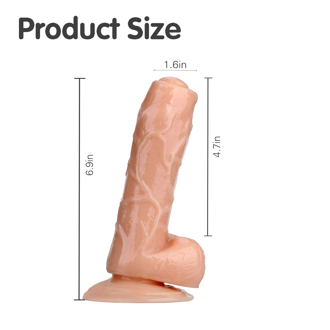 Suction-Cup Dildos 6.5 Inch