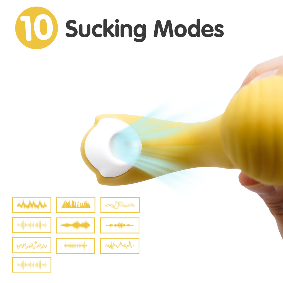 Lemon 2-In-1 Sucking Vibrator