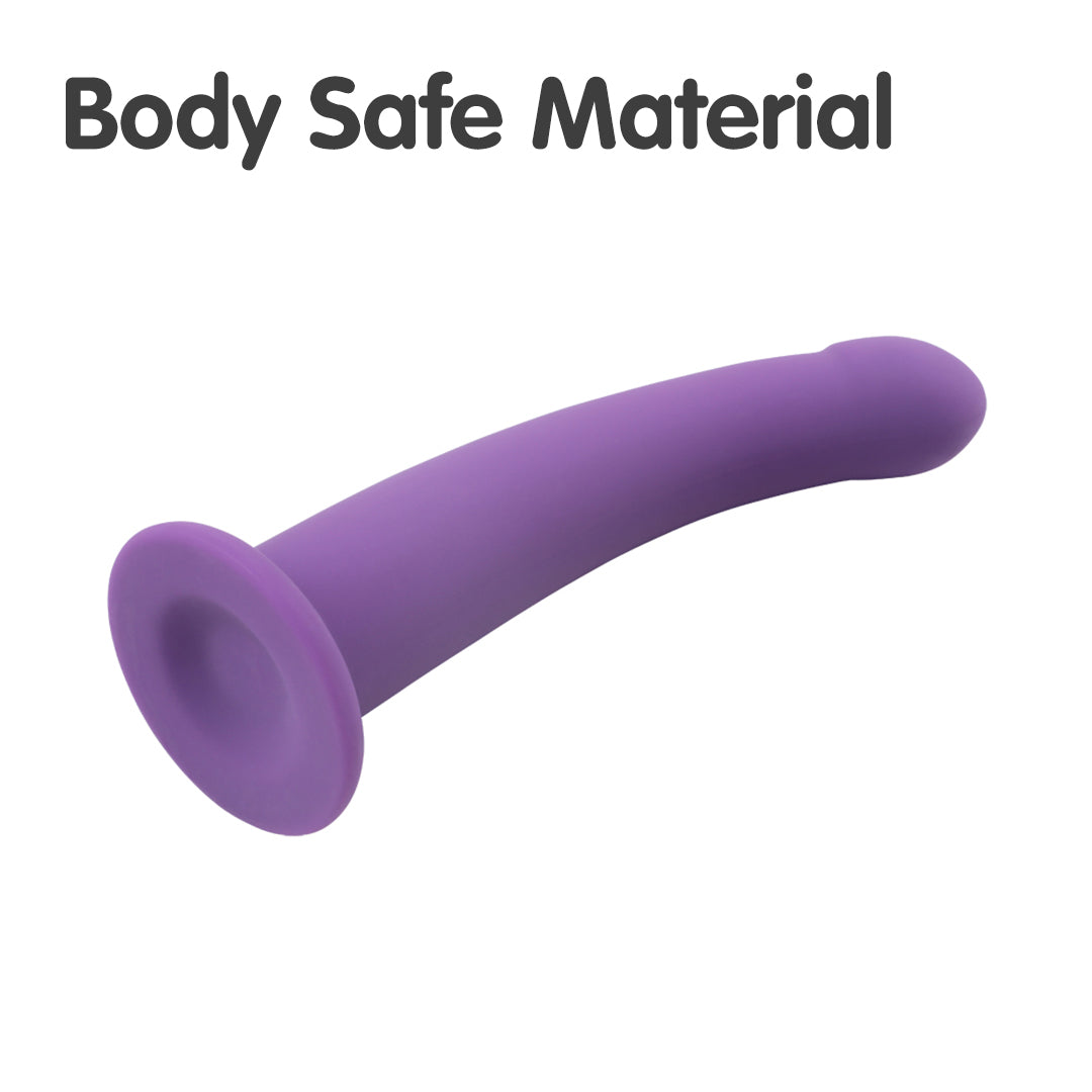 Body safe purple bend over dildo for best orgasm