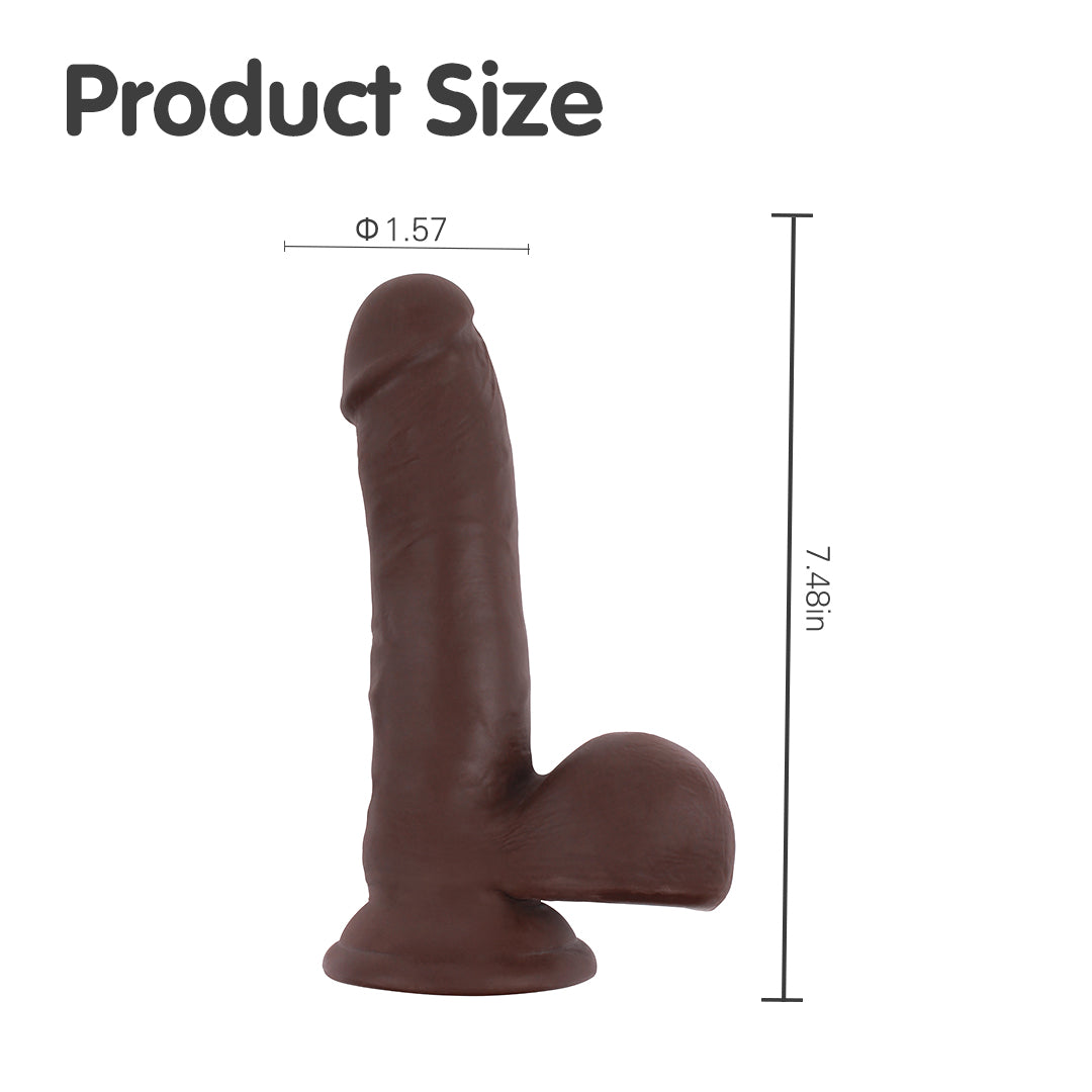 Fornicator Classic Dildo - Product Size and Dimensions