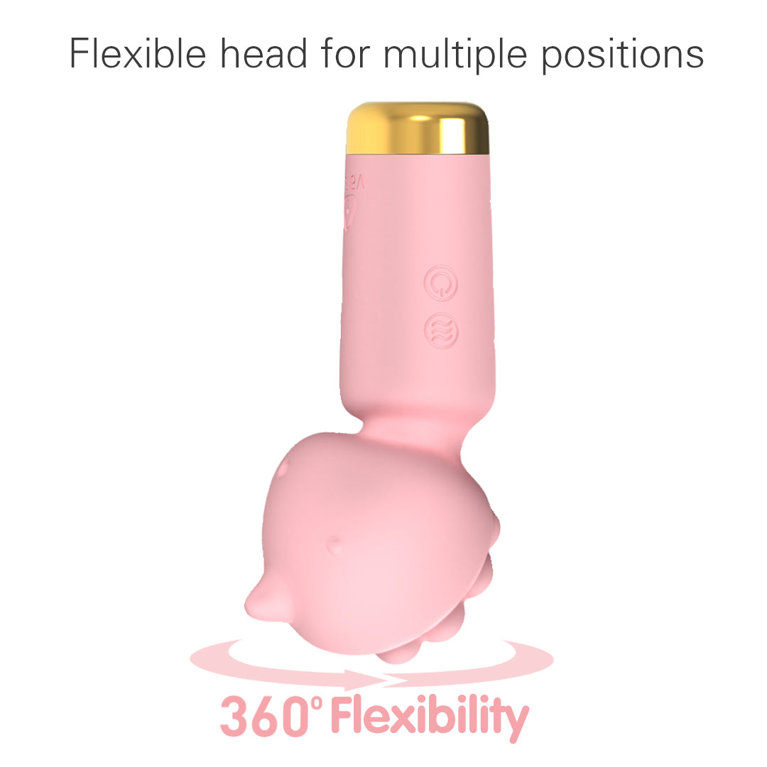 Mini Monster Massage Wand Vibrator, Flexible Head