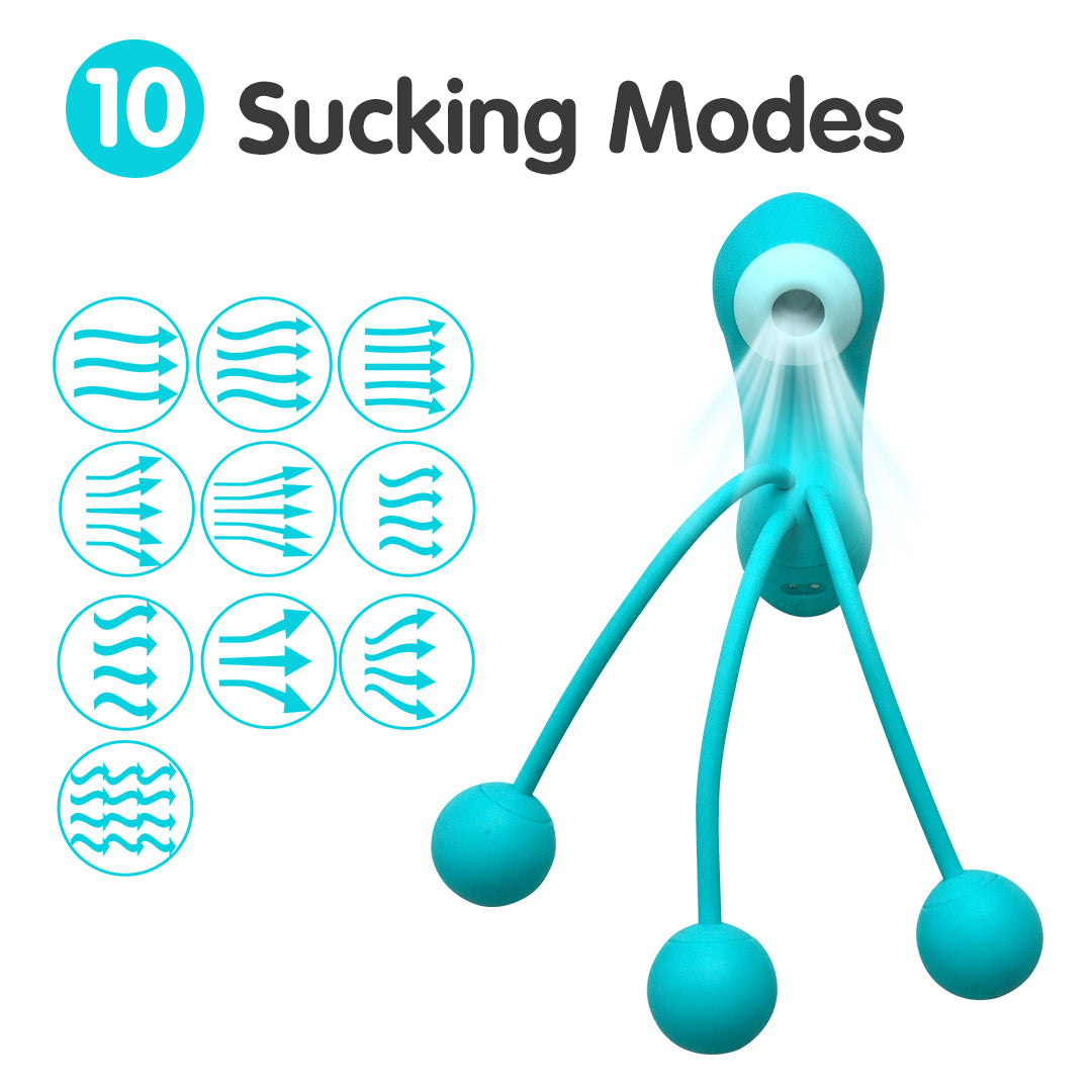 Midnight Star Clitoral Stimulator with 10 Sucking Modes