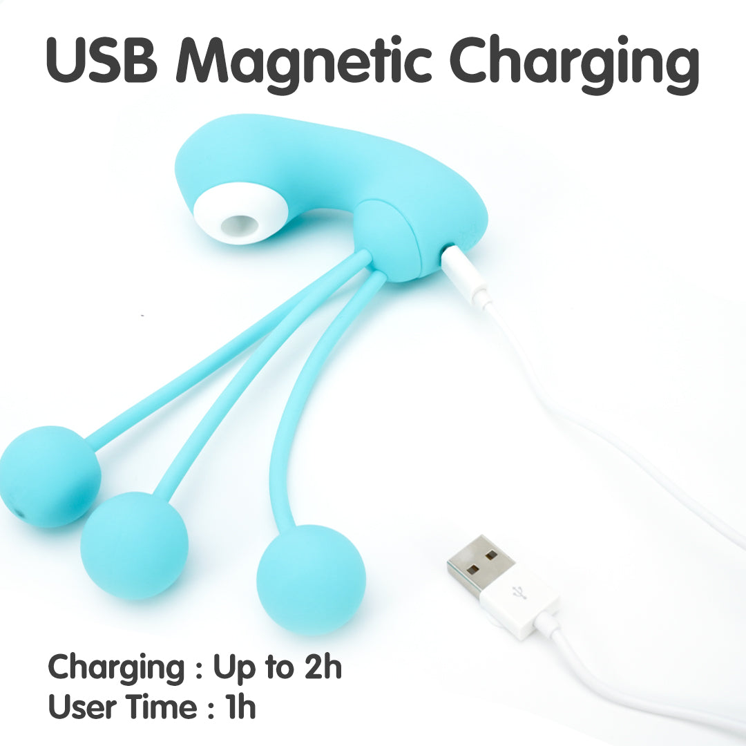Midnight Star Clitoral Stimulator with USB Magnetic Charging