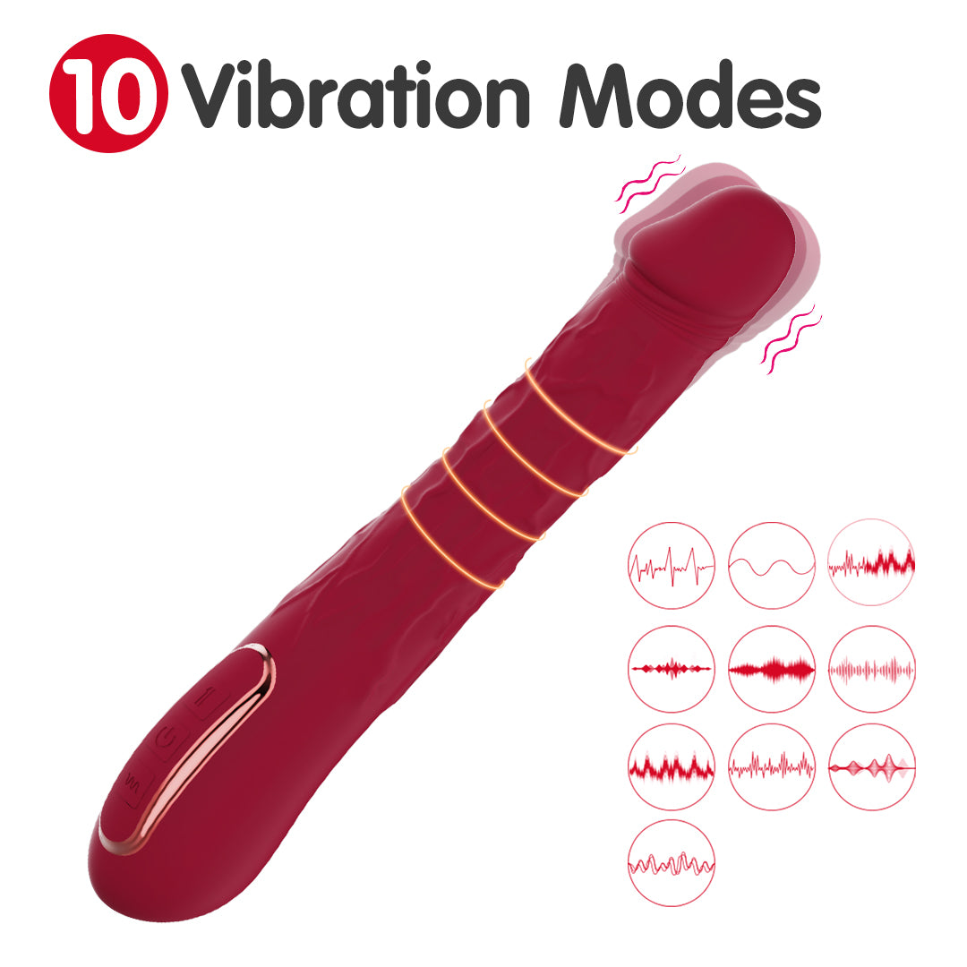 Lust Wave Wiggle G-Spot Dildos Vibrator