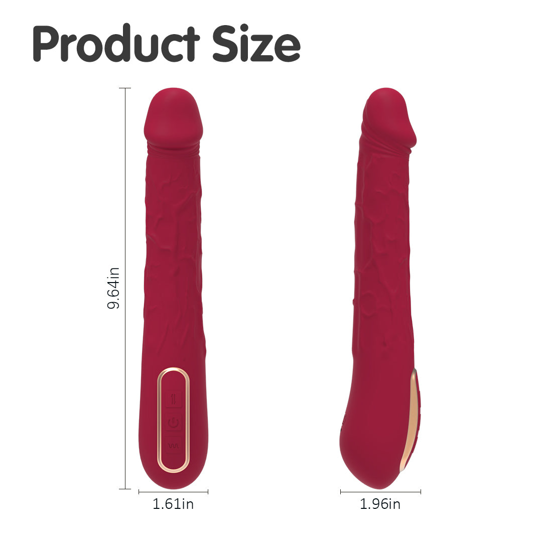 Lust Wave Wiggle G-Spot Dildos Vibrator