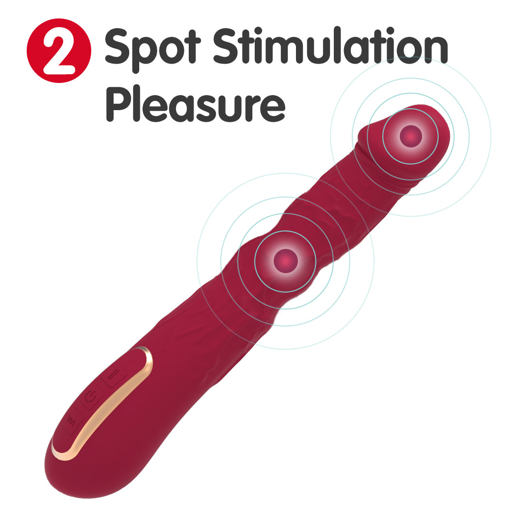 Lust Wave Wiggle G-Spot Dildos Vibrator