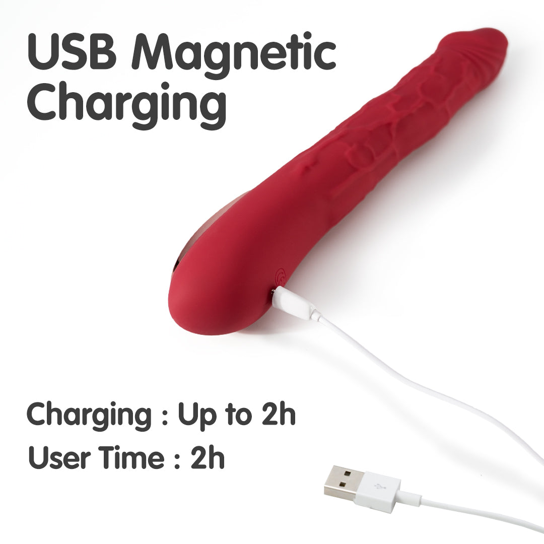 Lust Wave Wiggle G-Spot Dildos Vibrator